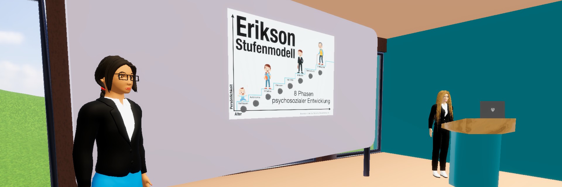Das Stufenmodell nach Erikson - Multiassistententeam der Fachrichtung Erziehungswissenschaften