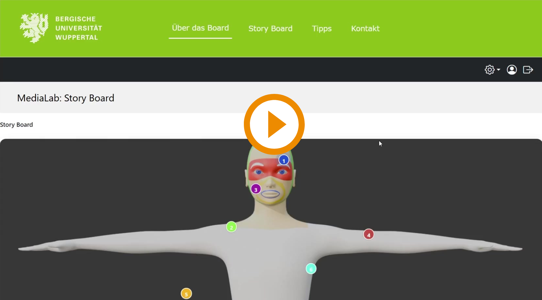 Digitales Storyboard